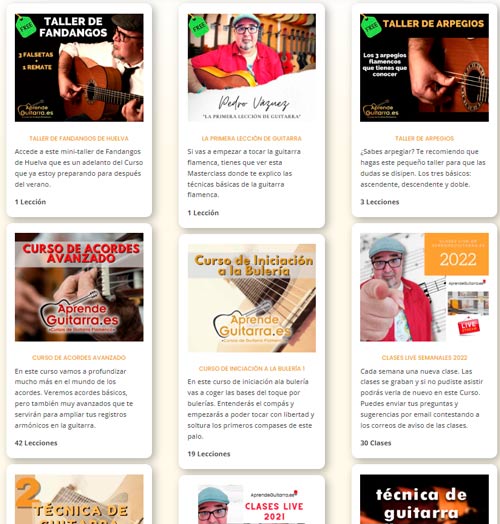Cursos de Guitarra flamenca online